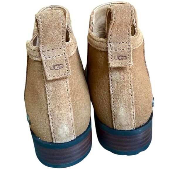 UGG Suede Chelsea Boots Tan Size 6 | New Without Box - Picture 4 of 7